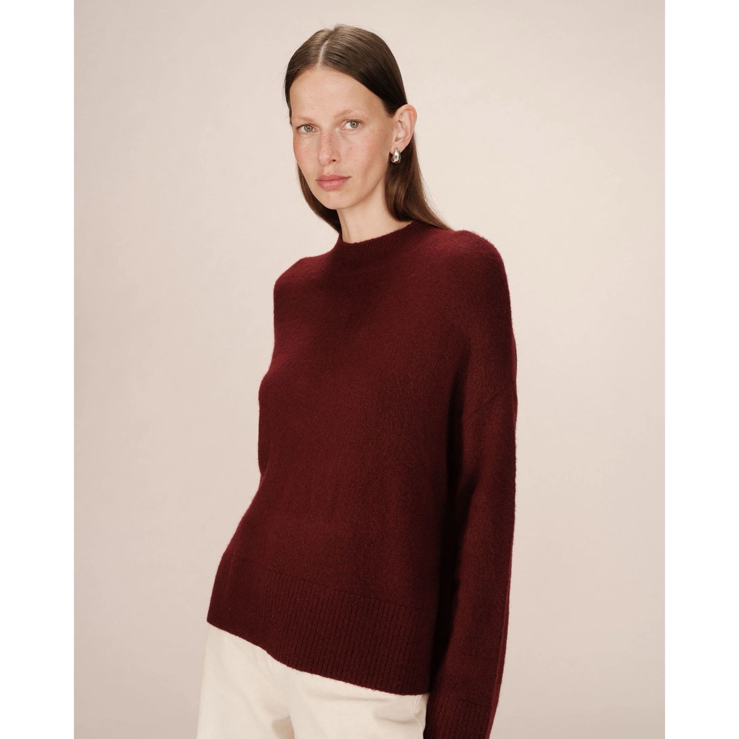 Salty bordeaux pull