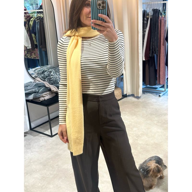 Ally sjaal butter yellow