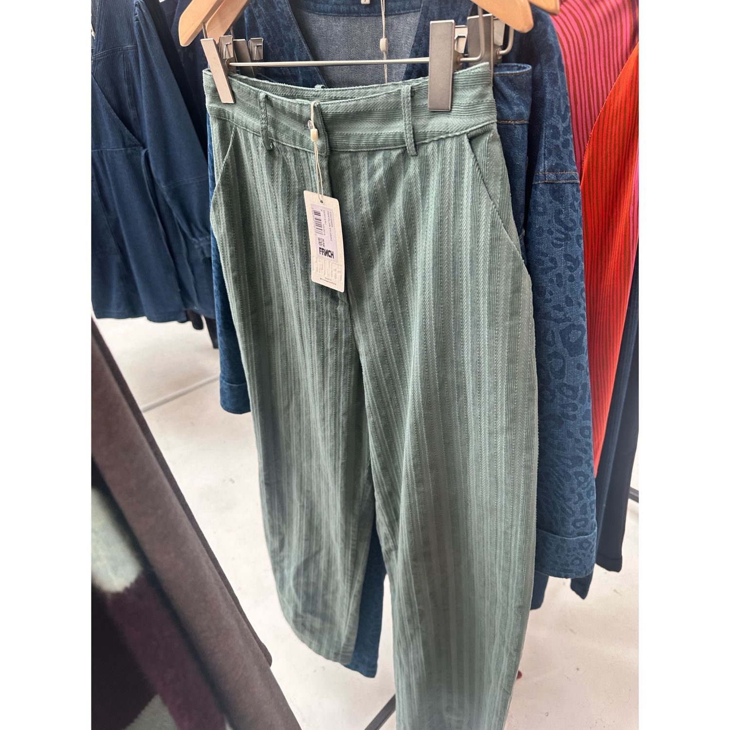 Pantalon Syvaine Vert Eau