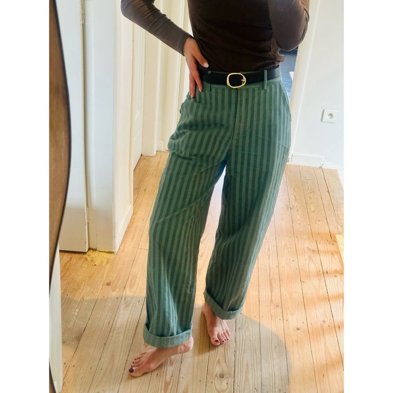 Pantalon Syvaine Vert Eau