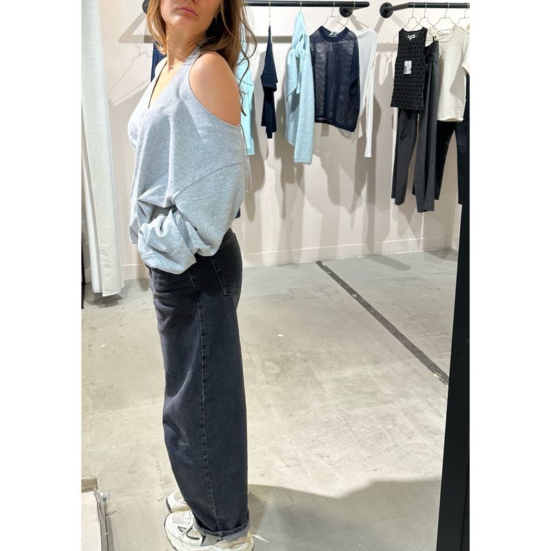 Barrel jeans medium grey