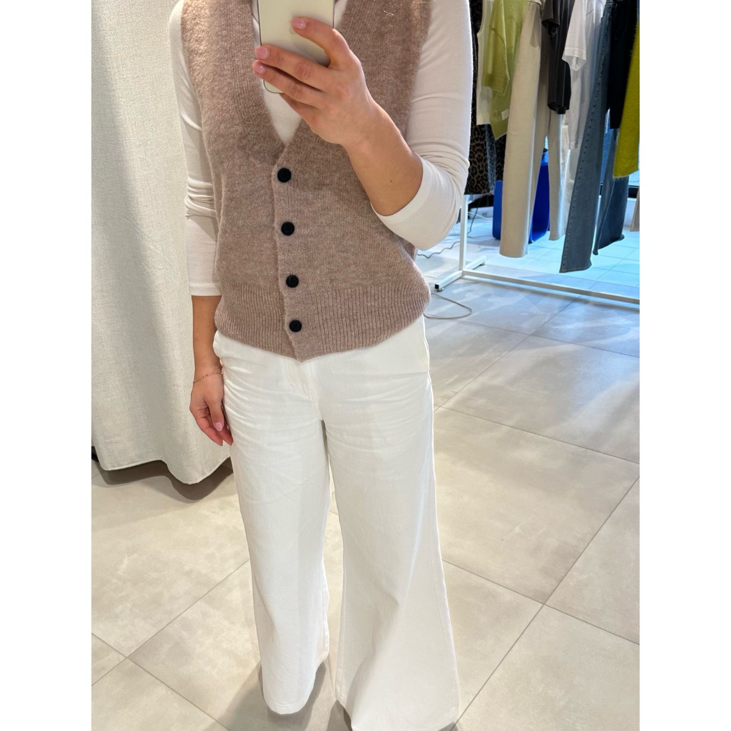 Cardigan seve beige FRNCH