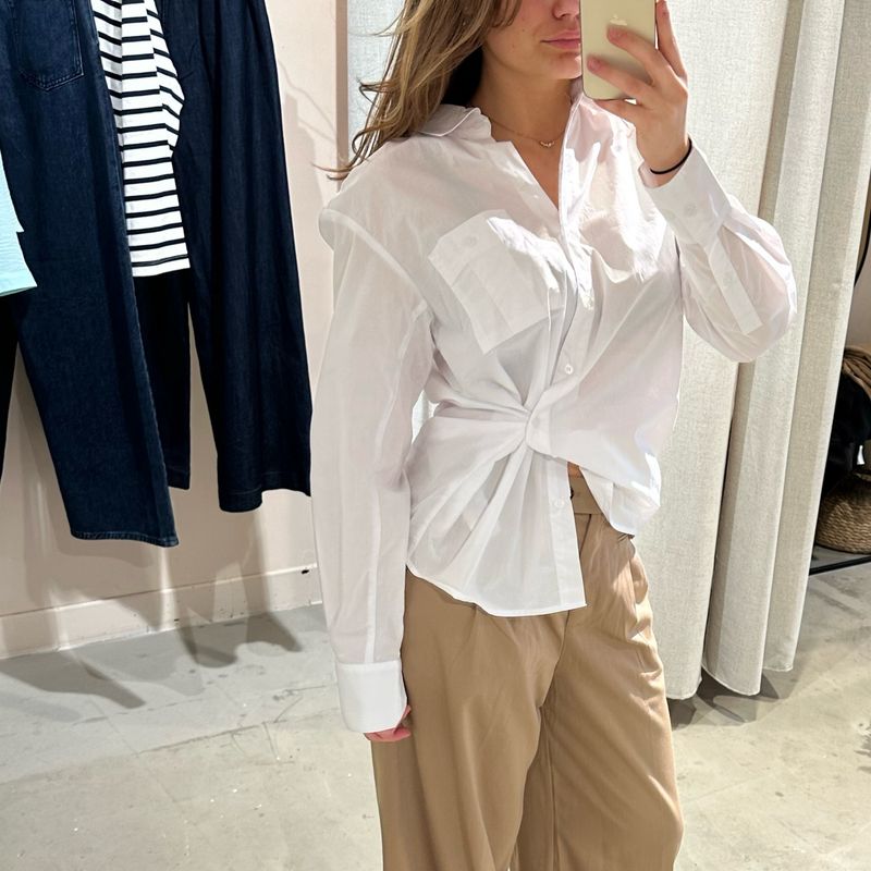 Aurore boyfriend shirt white