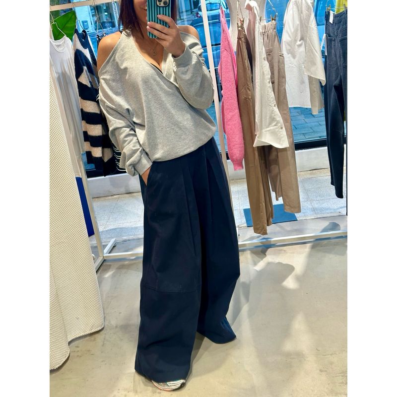 Blue navy extra wide pant