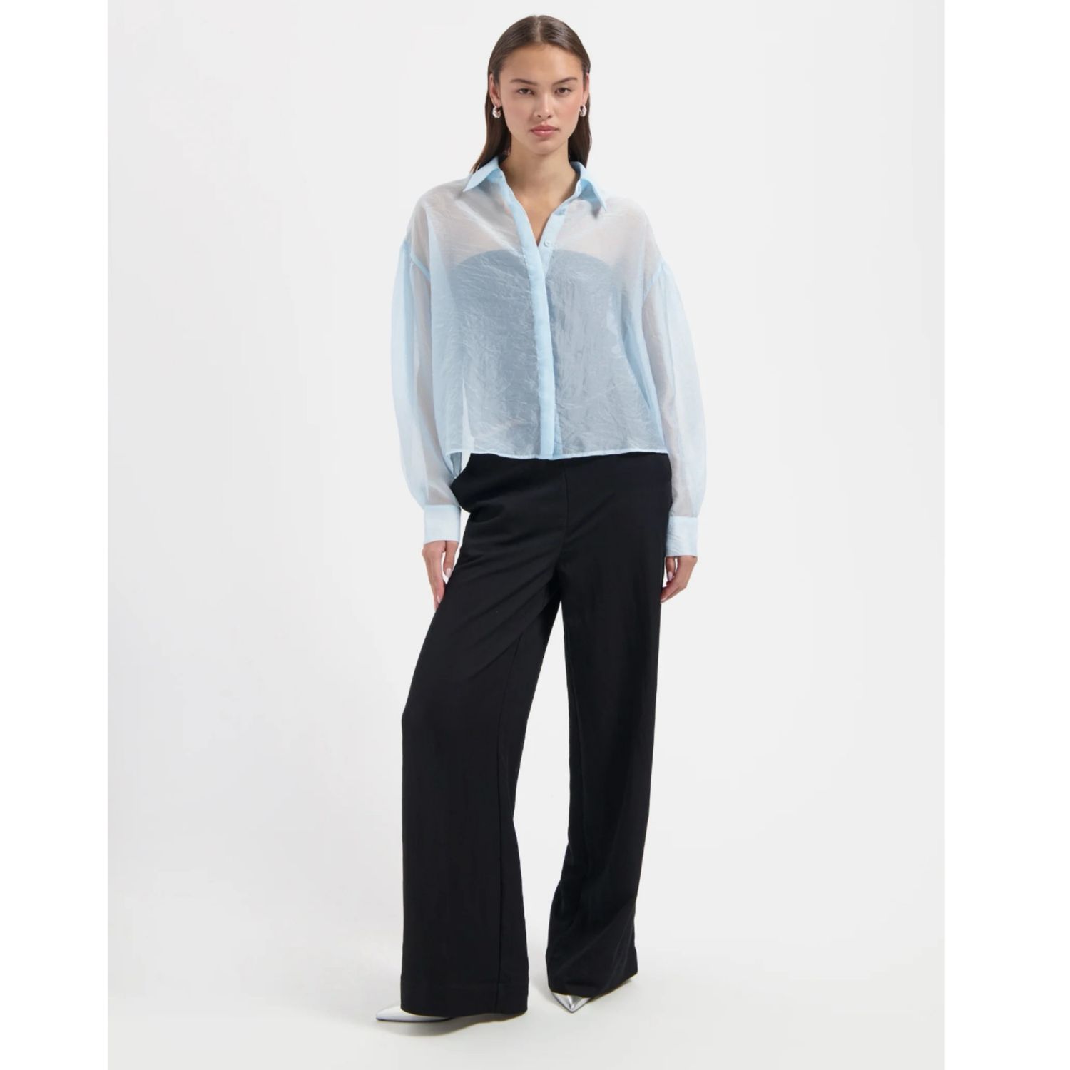 Mollie light blue blouse