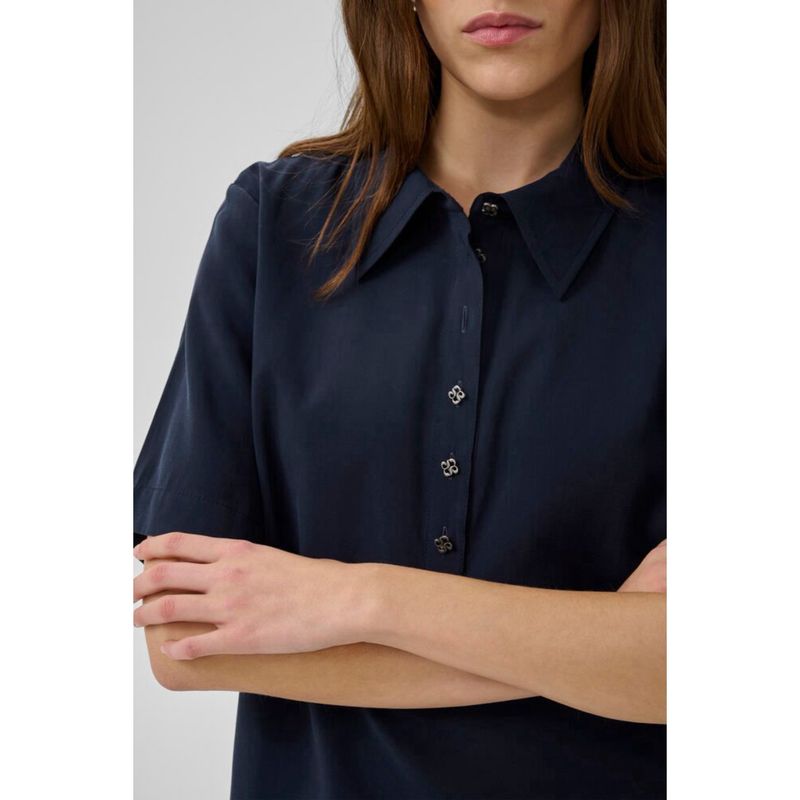 Mindy polo tee dark saphire blue