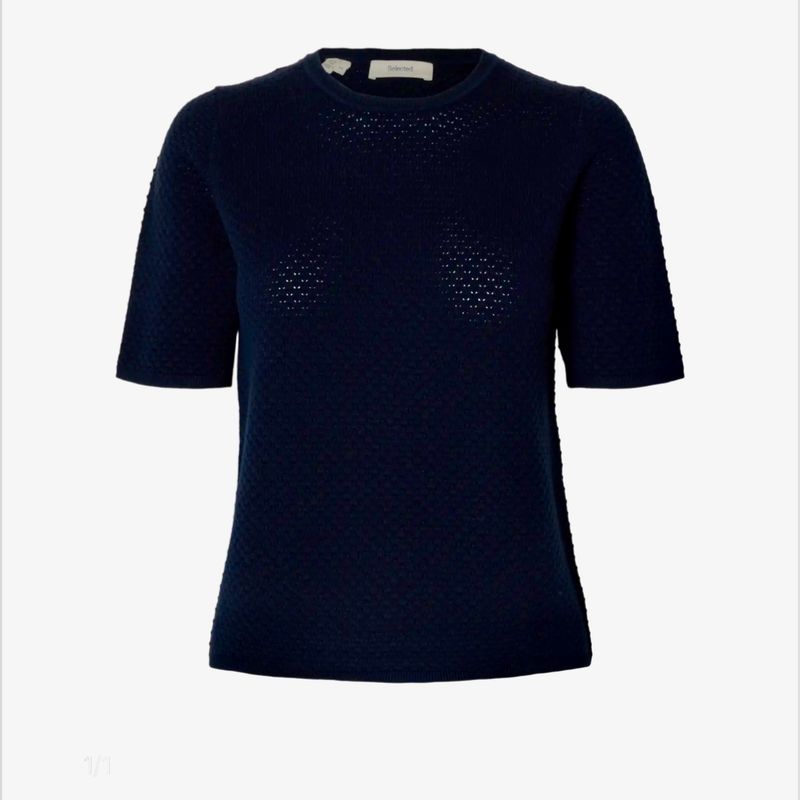 Helle 2/4 knit dark saphire