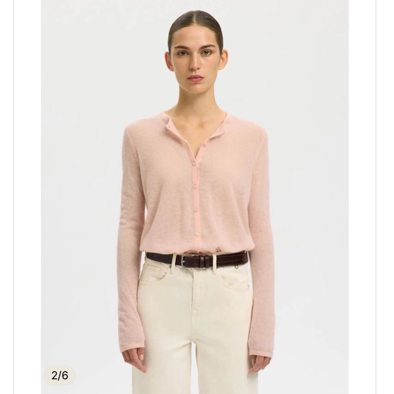 Shirley pale dogwood cardigan