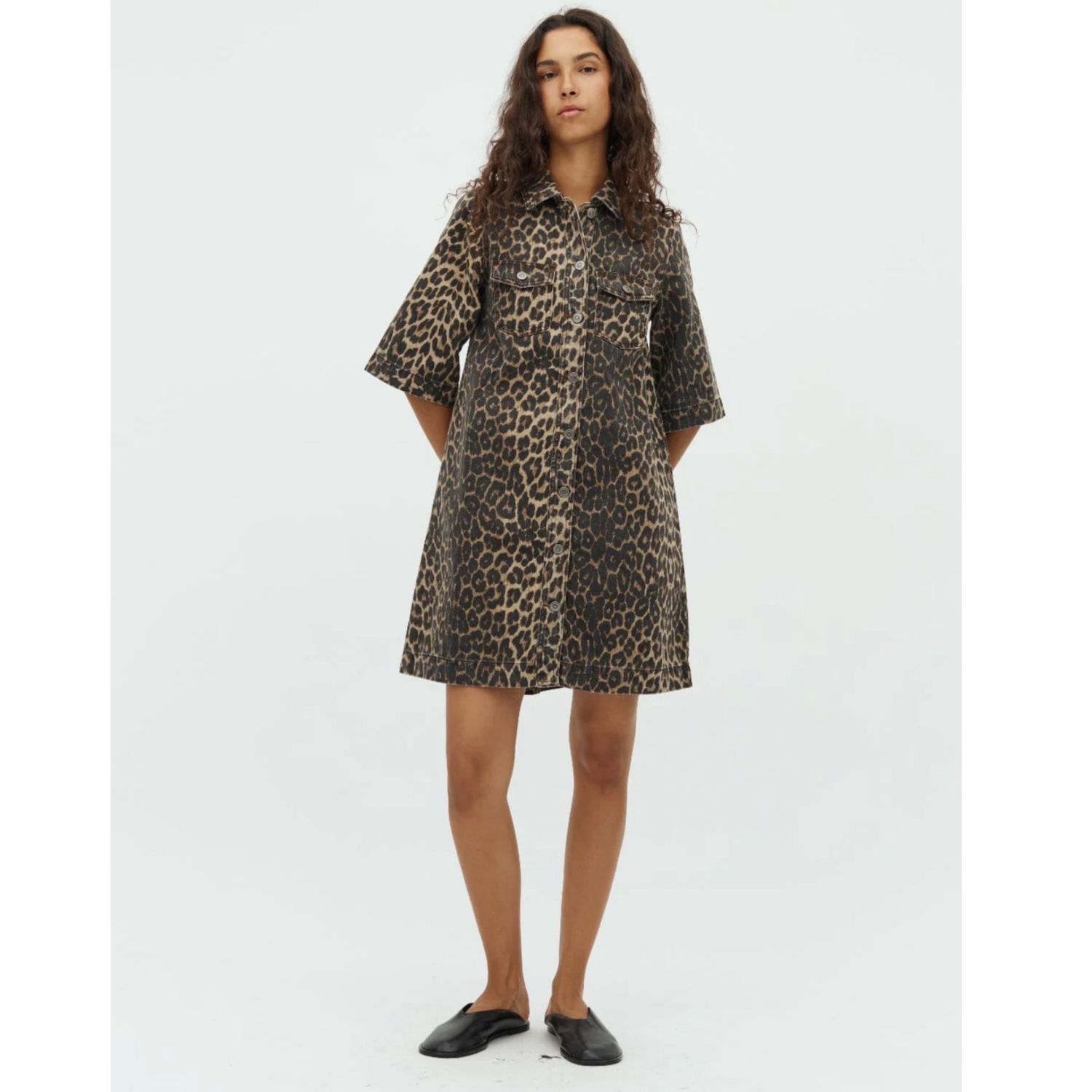 Mira leopard dress