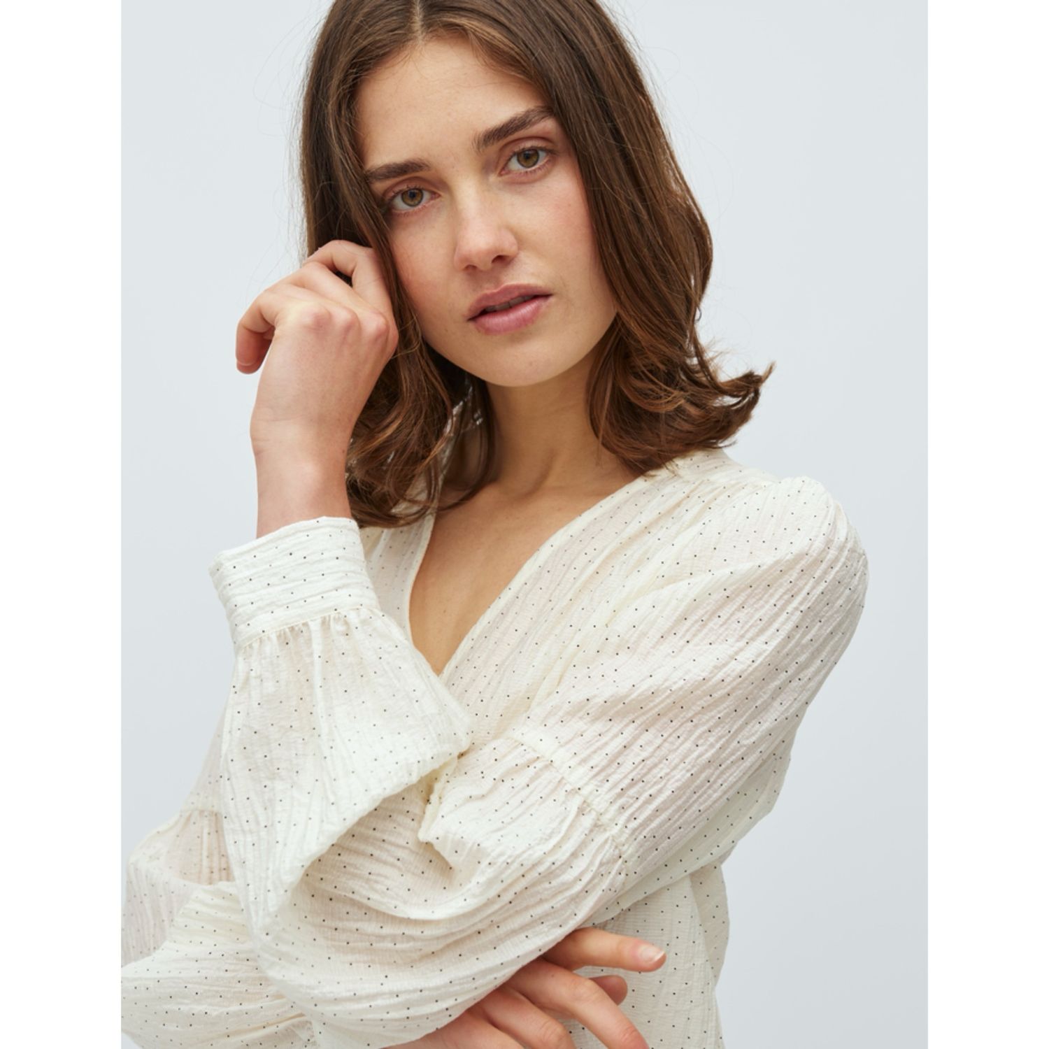 Sugar black dots blouse