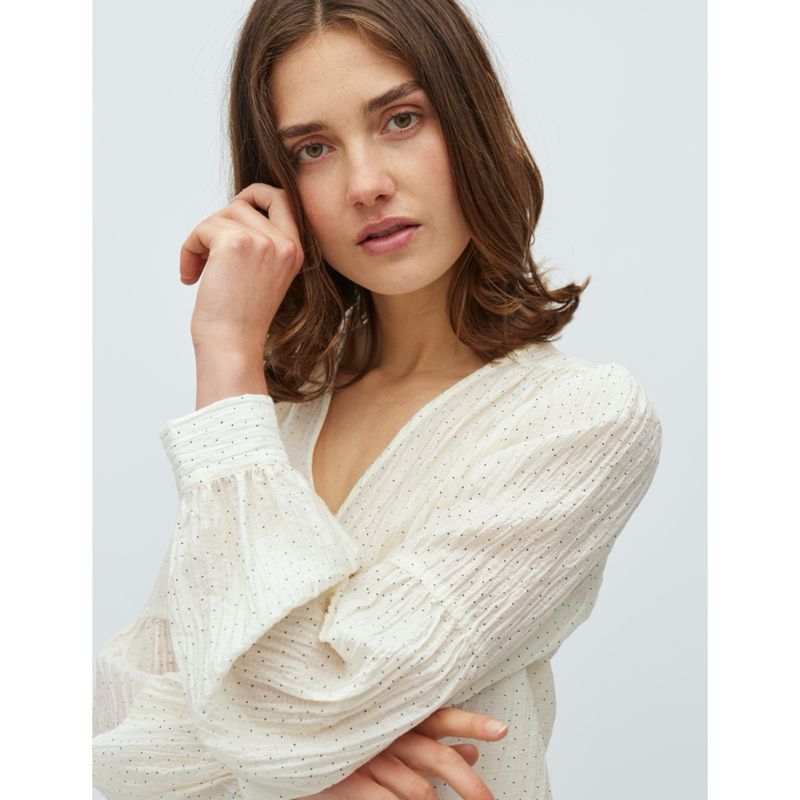 Sugar black dots blouse