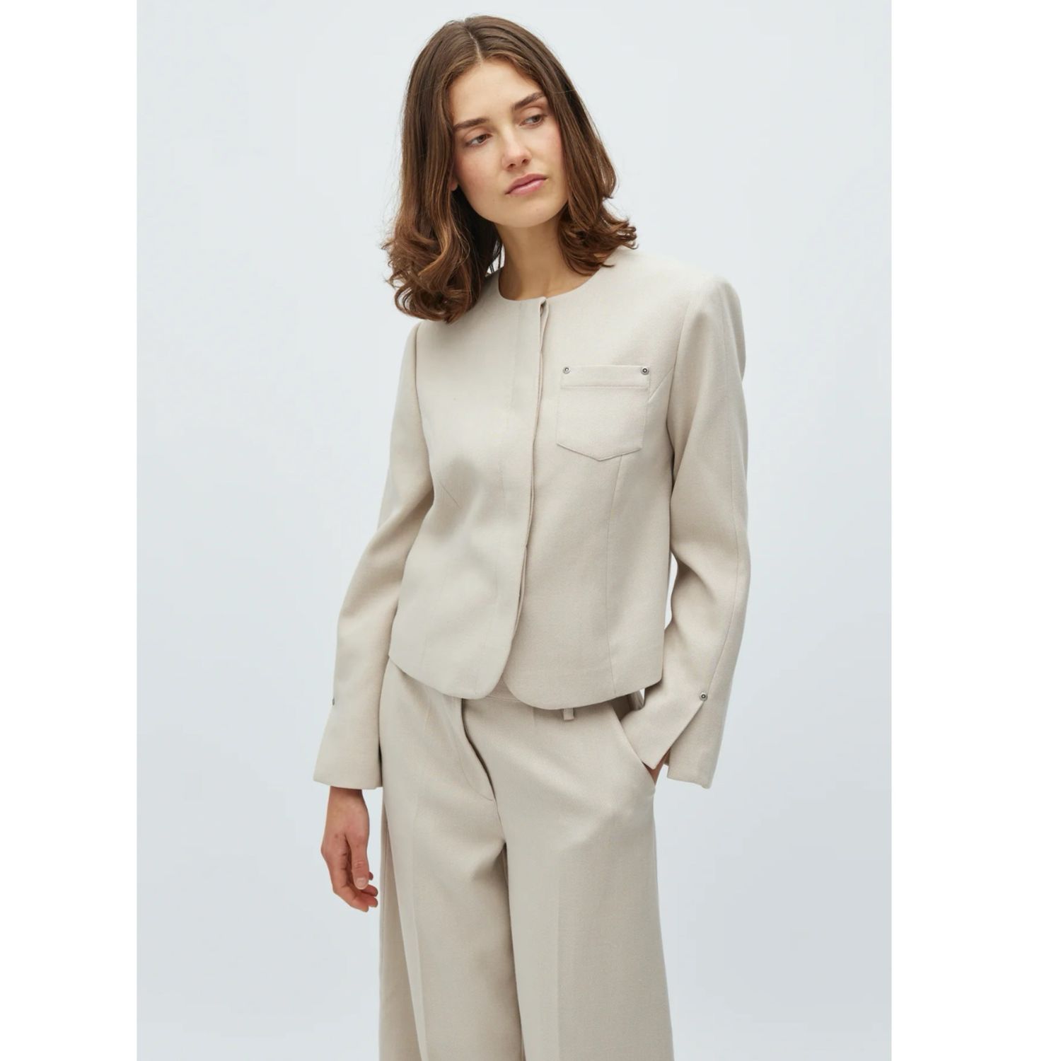 TORINA-M JACKET - SPRING BROWN MELANGE