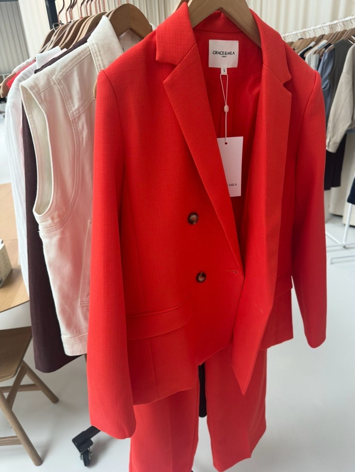 Parfaite blazer Poppy Red