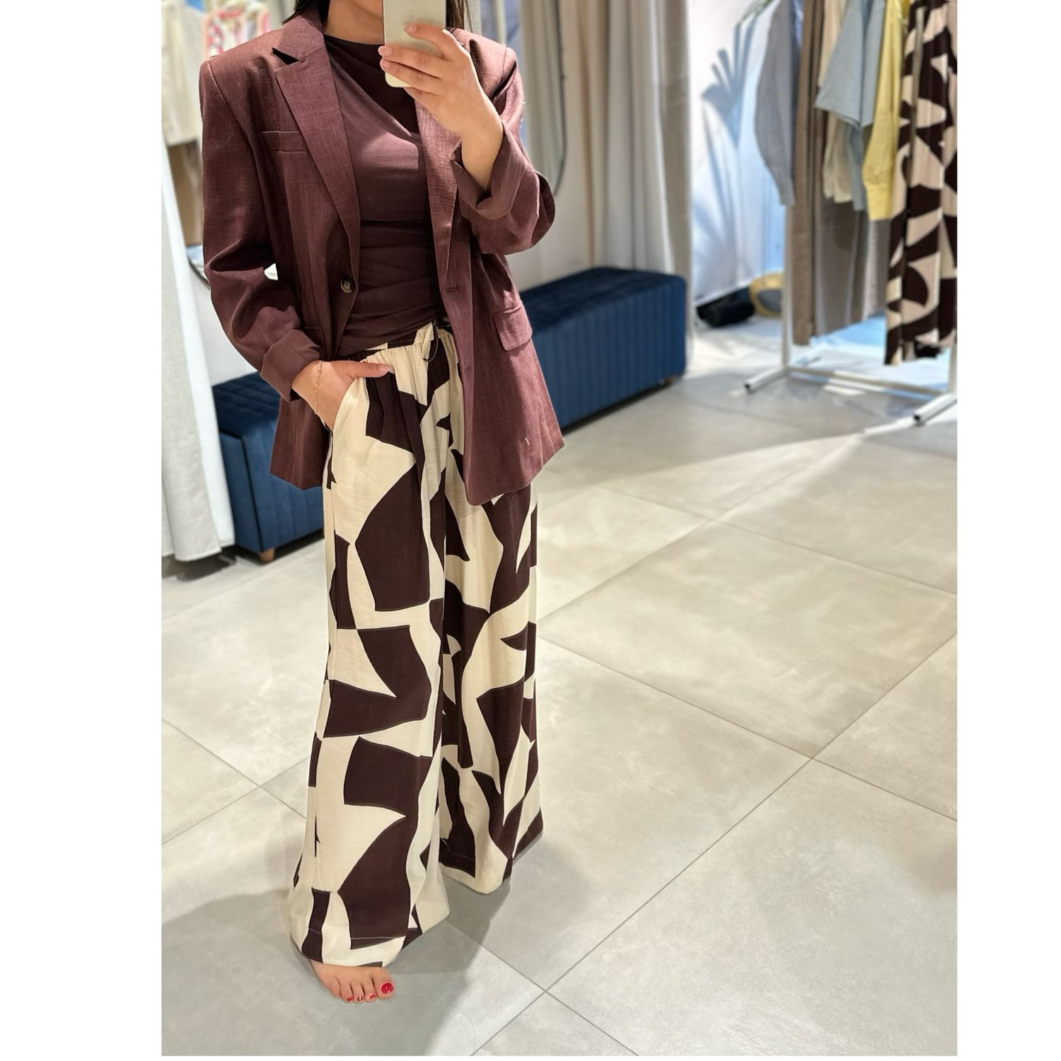 Velize chocolat blazer
