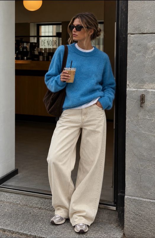 Lulu knit malibu blue SELECTED