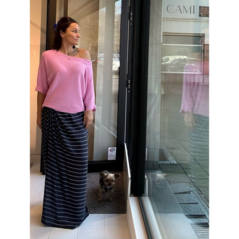 Skirt Leo blue white