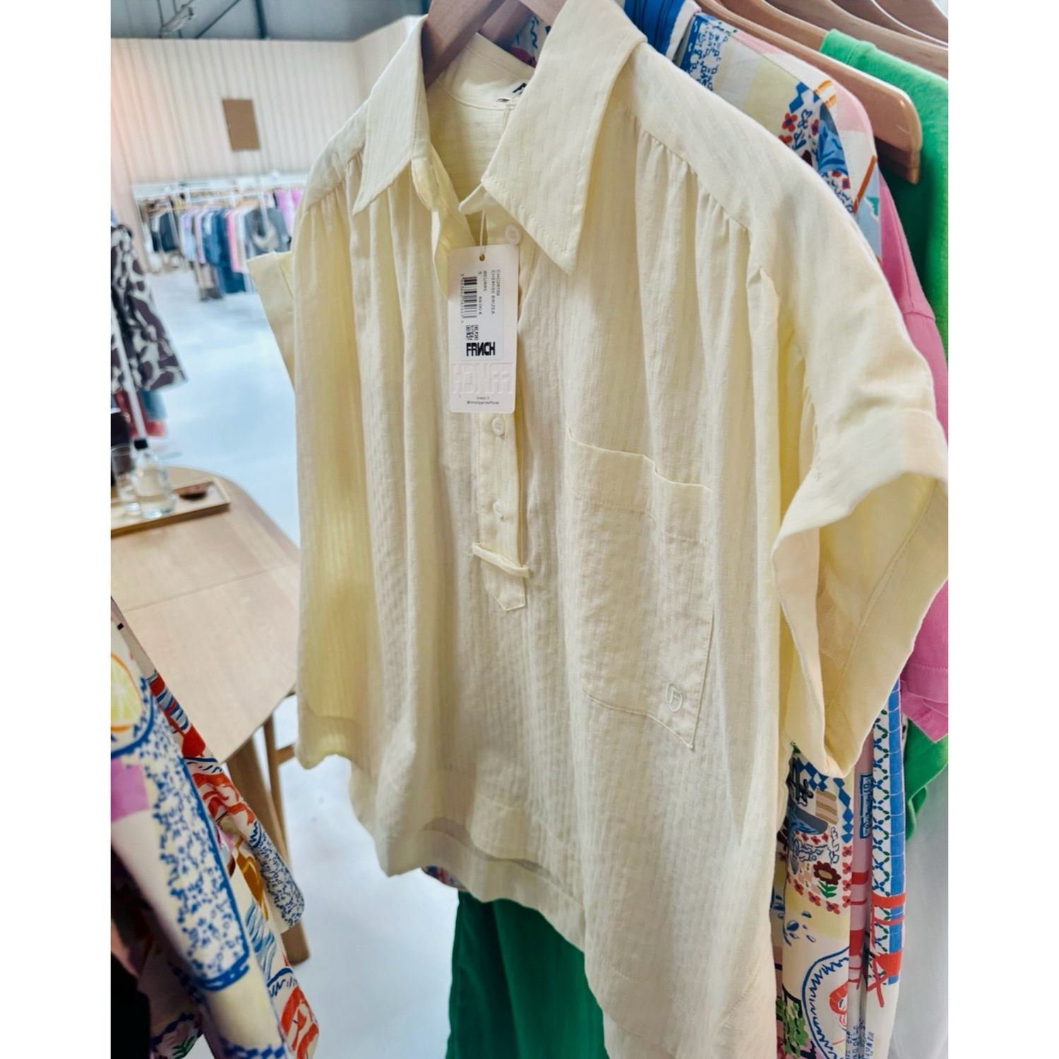 Blouse Brizea butter yellow