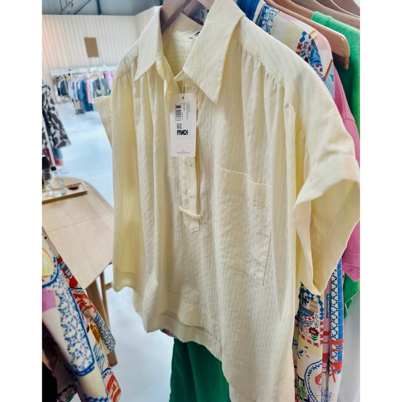 Blouse Brizea butter yellow