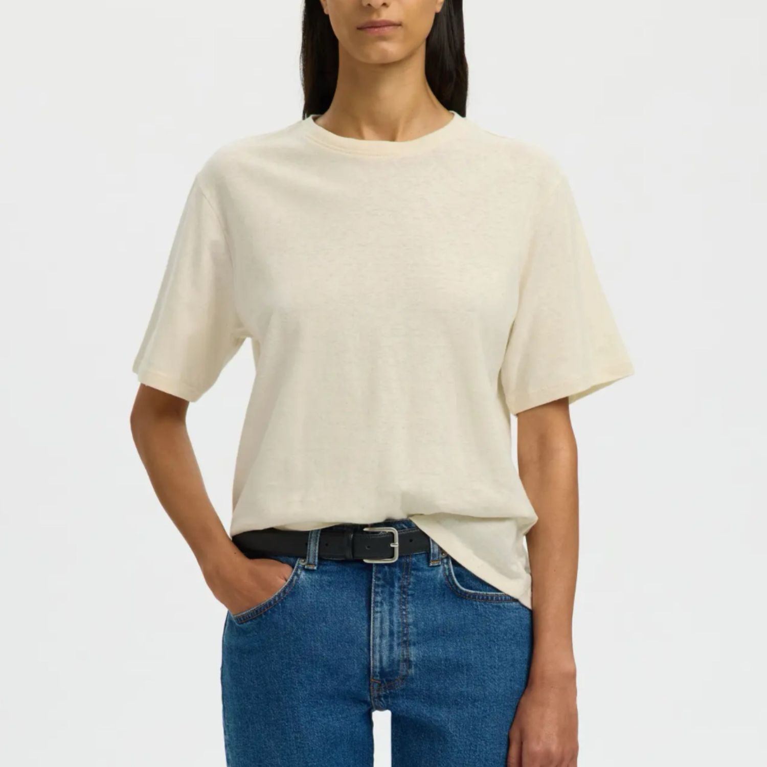 Ada linnen blend tee nature