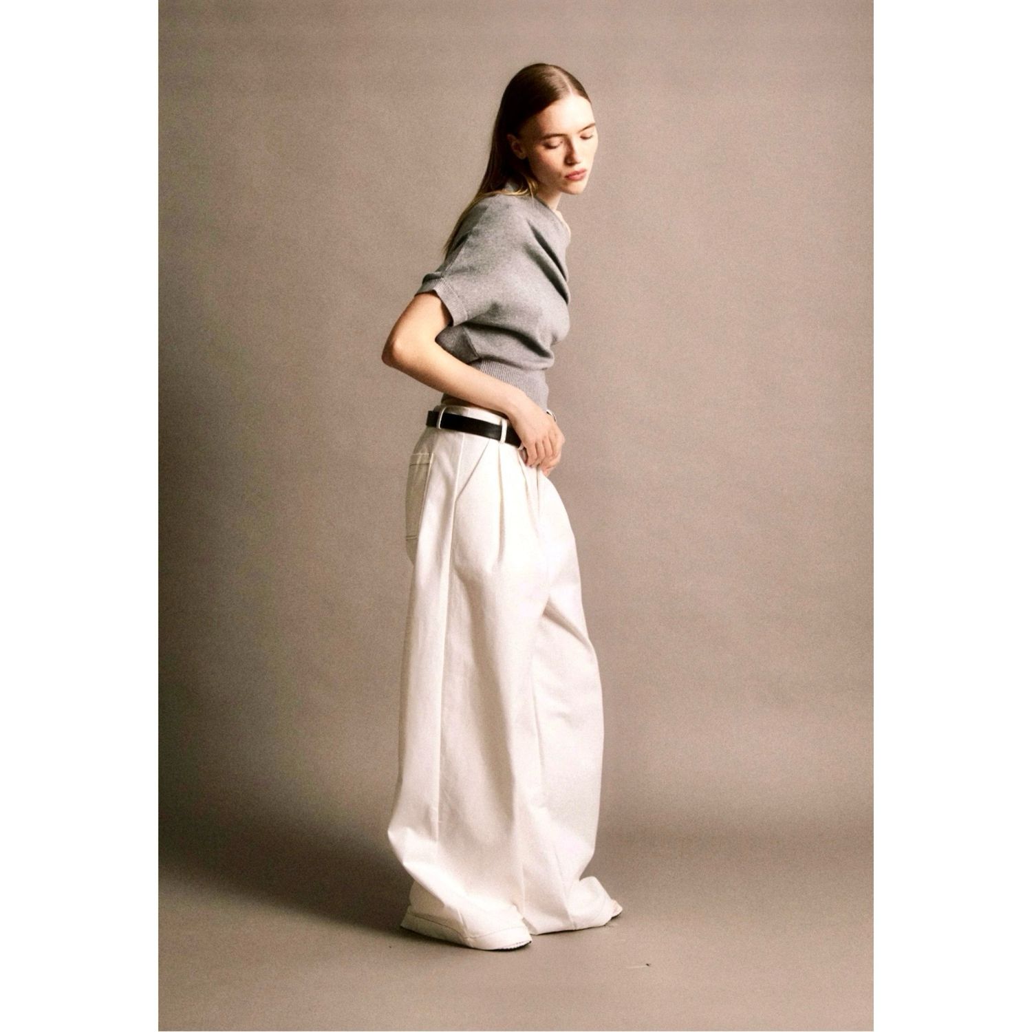 Jeans Cyprien Creme JIJI STUDIO