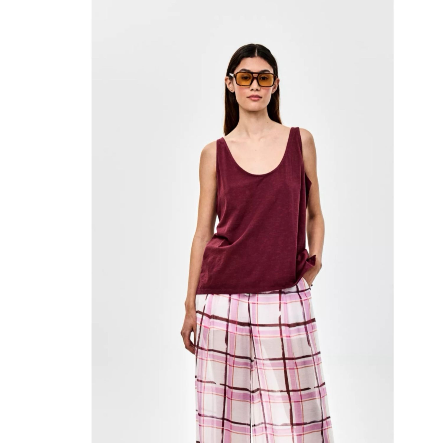 Tosca top bordeaux CKS