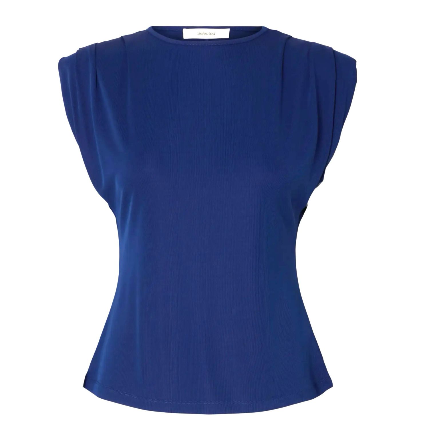 Mira Talia Ocean blue top SELECTED