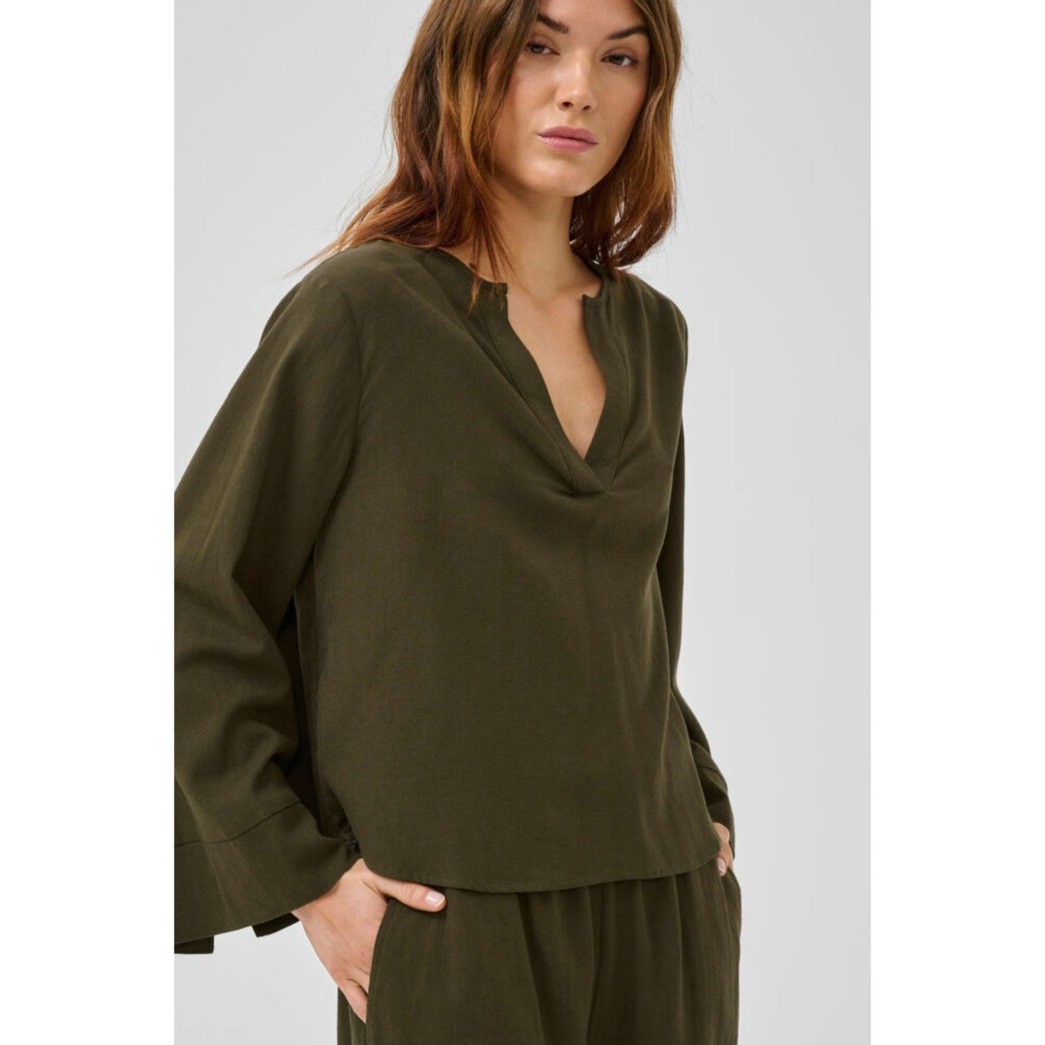 Dias blouse forest night MY ESSENTIAL WARDROBE