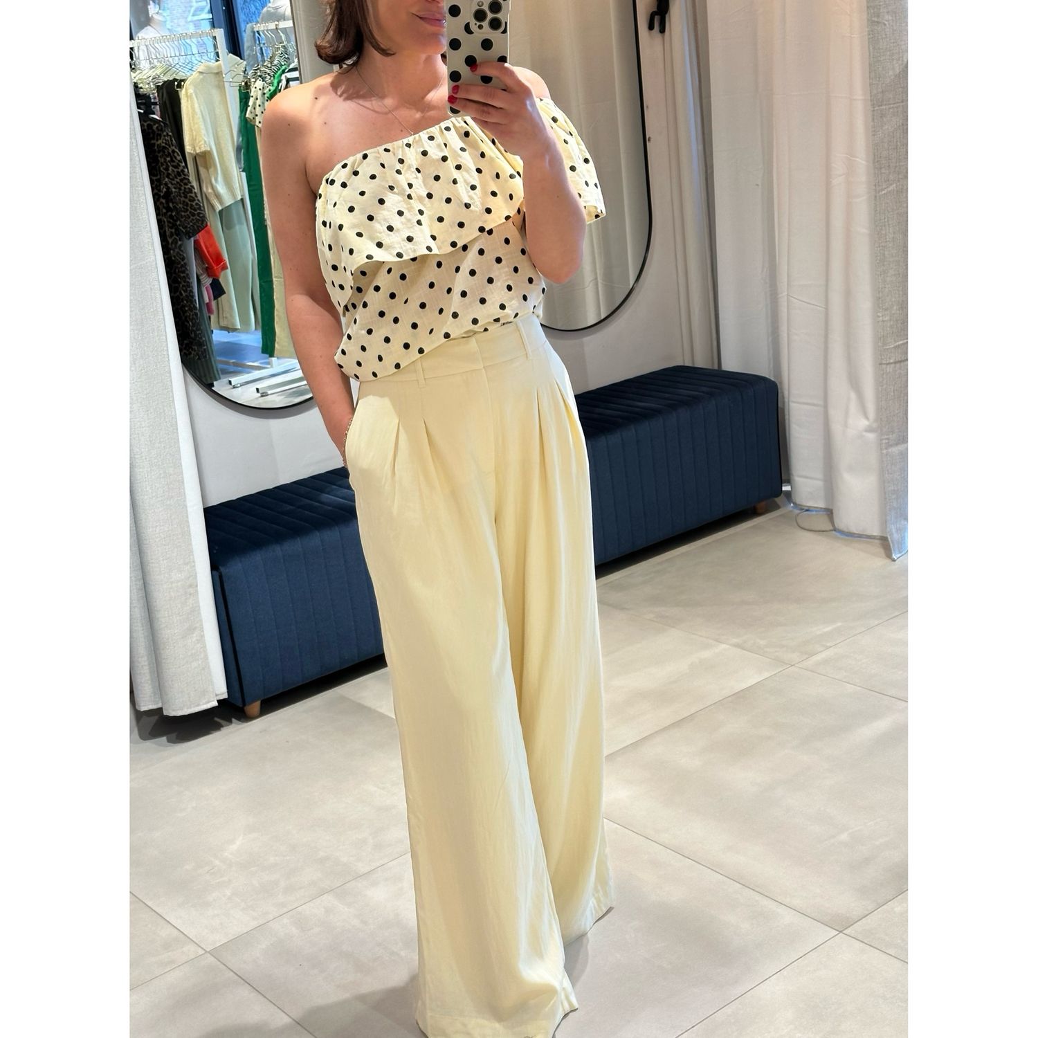 Zoe gilda wide pant lemon MY ESSENTIAL WARDROBE