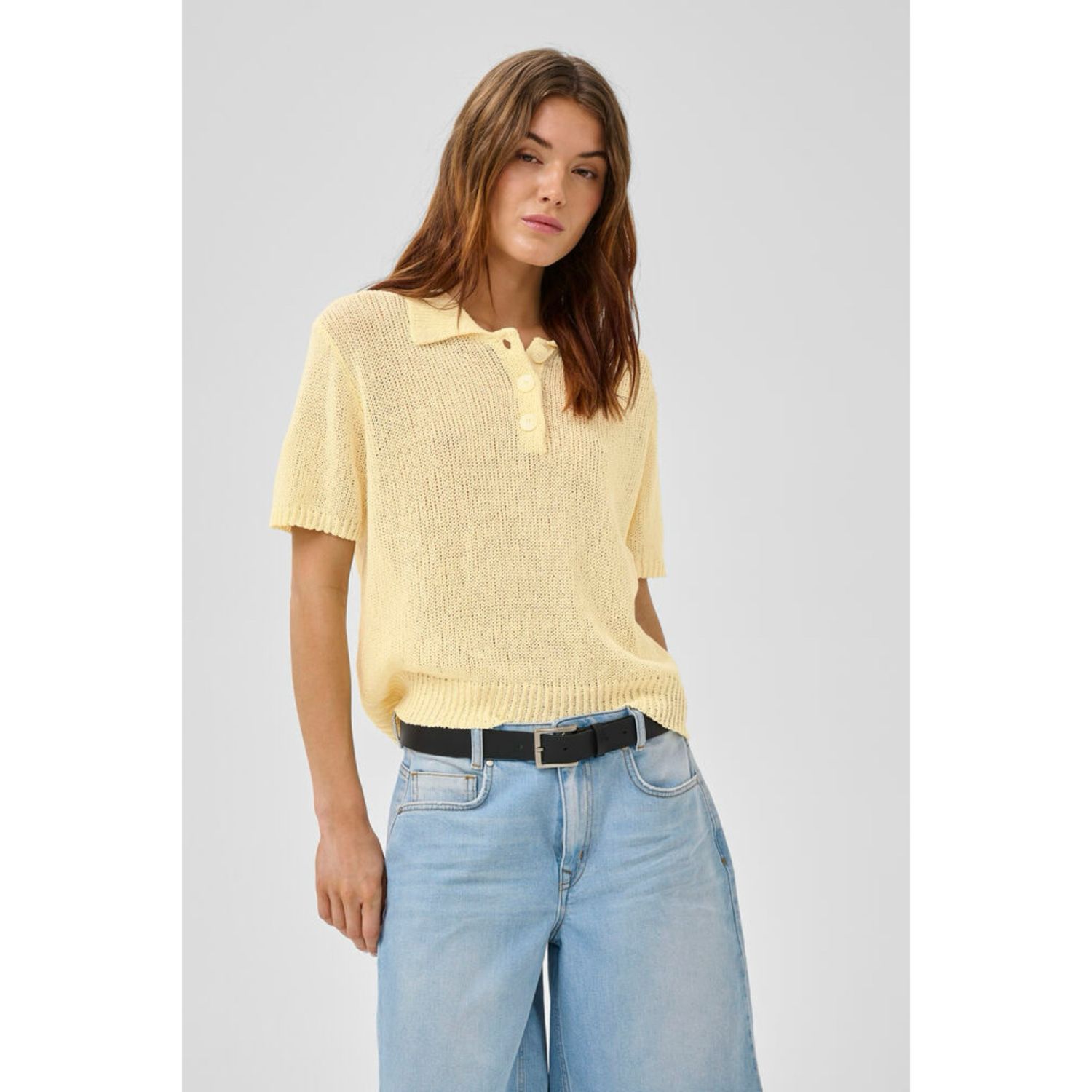 Diva polo pullover lemon MY ESSENTIAL WARDROBE
