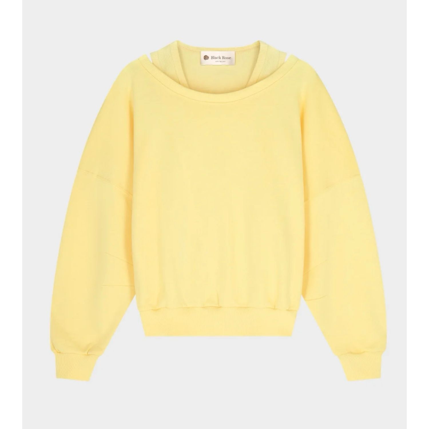 Sweater + top Adeline yellow BLACK ROSE