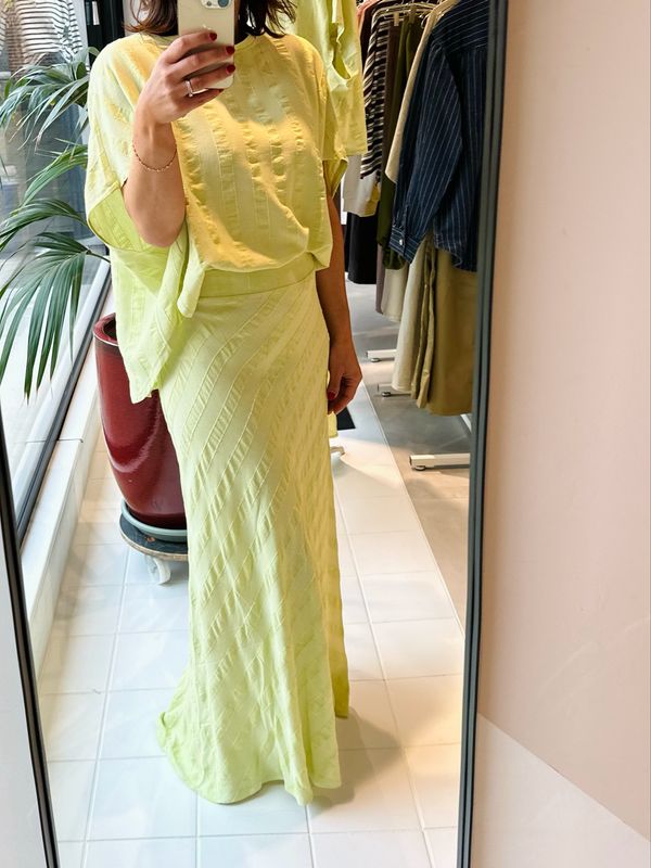 Skirt Leila lime BLACK ROSE