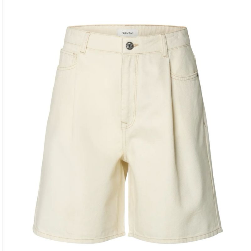 Tenna wide denim shorts SELECTED
