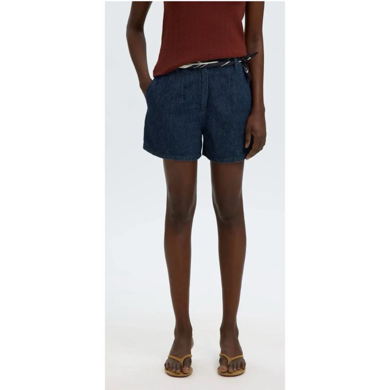 Hanny mini denim shorts dark blue SELECTED
