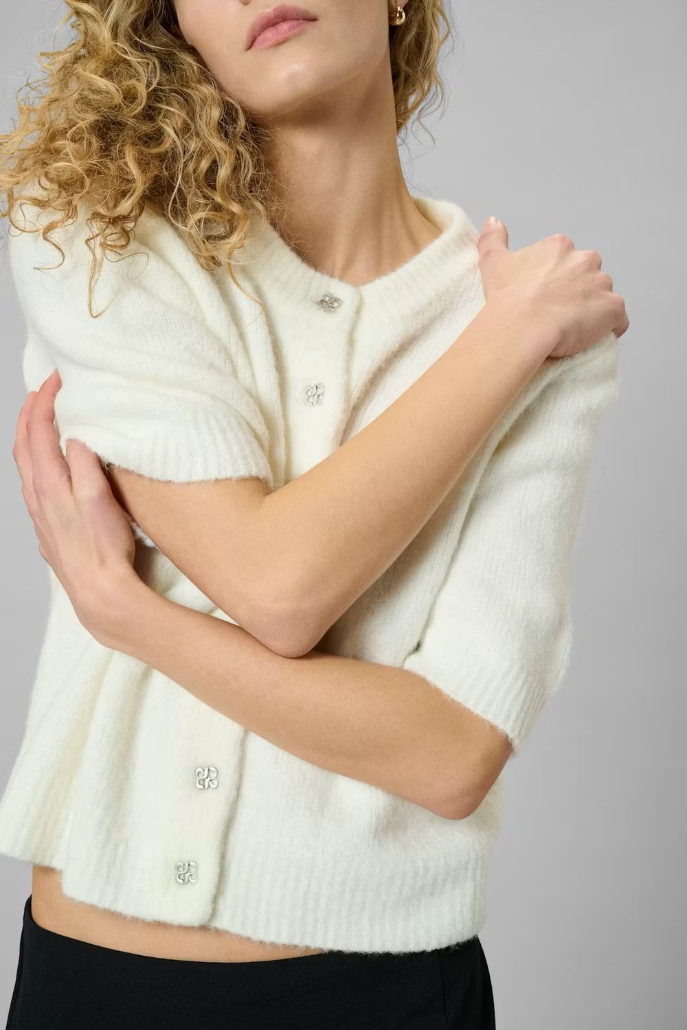 Ellie knit cardigan snow white MY ESSENTIAL WARDROBE