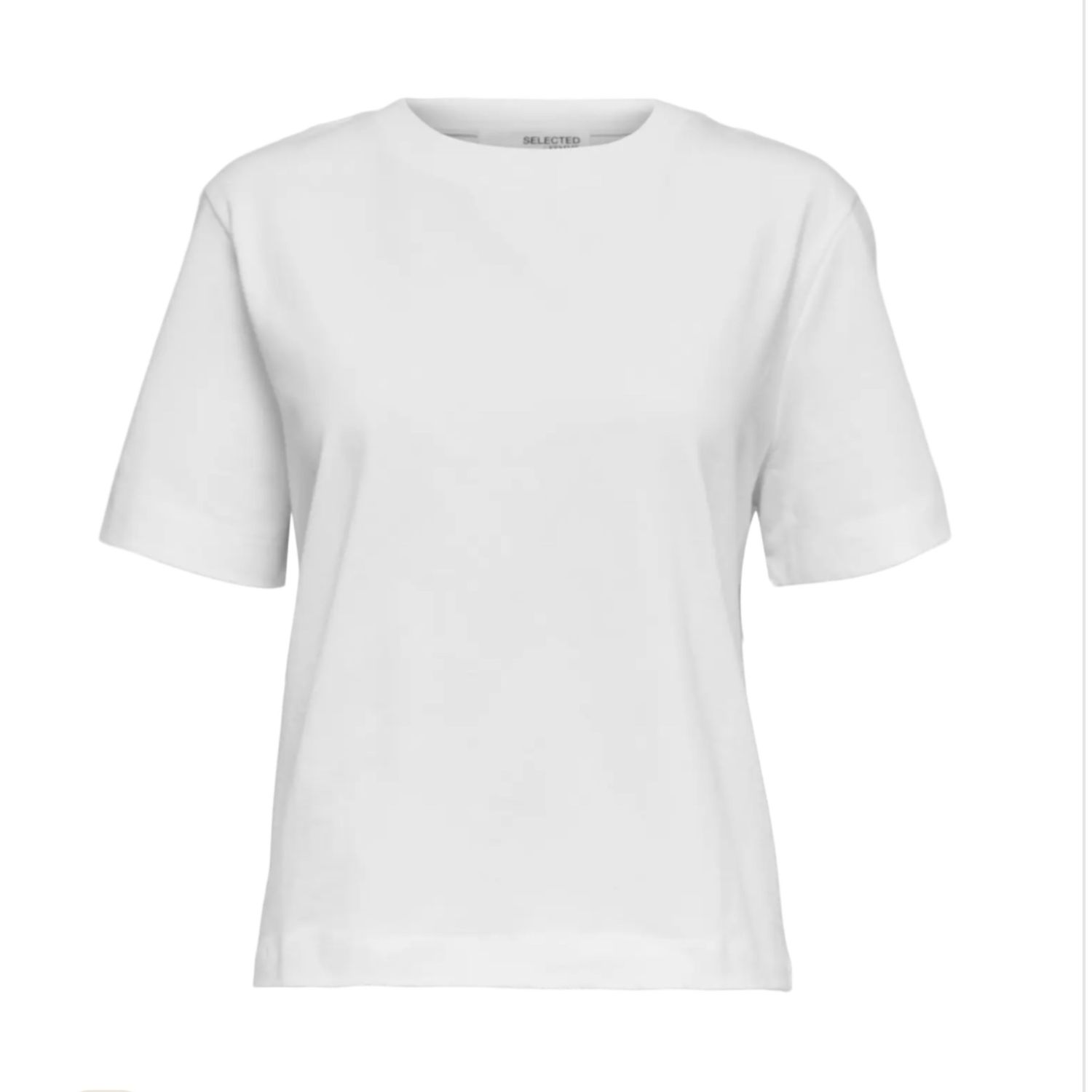 Boxy tee bright white SELECTED