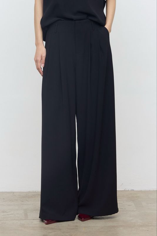 Zwarte gekleede broek ELEH