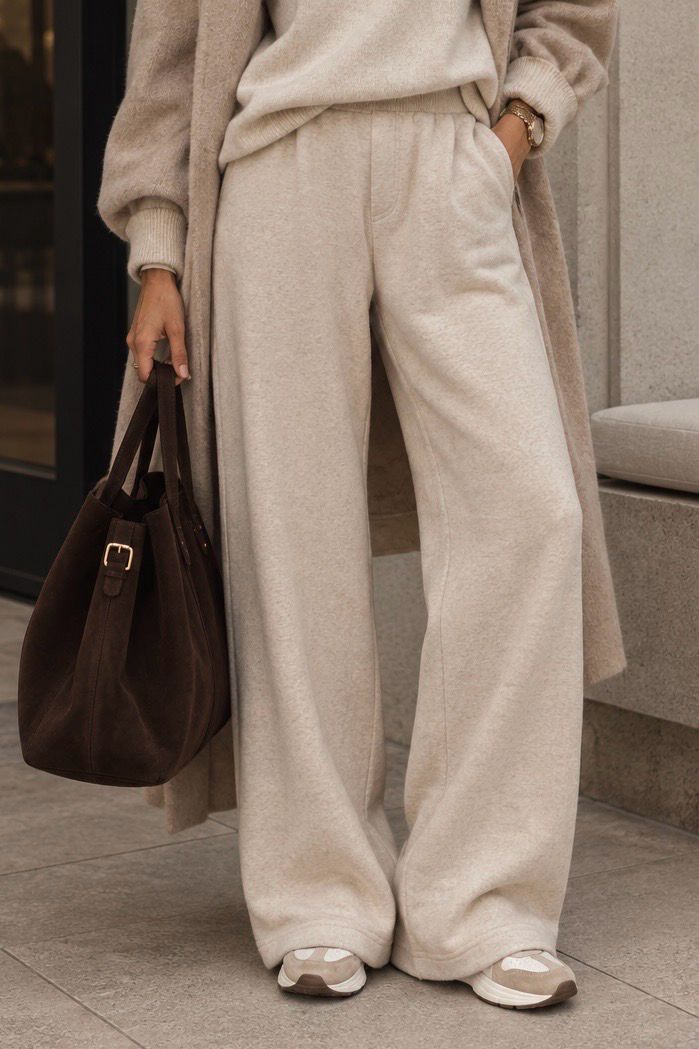 Beige jogging broek ELEH