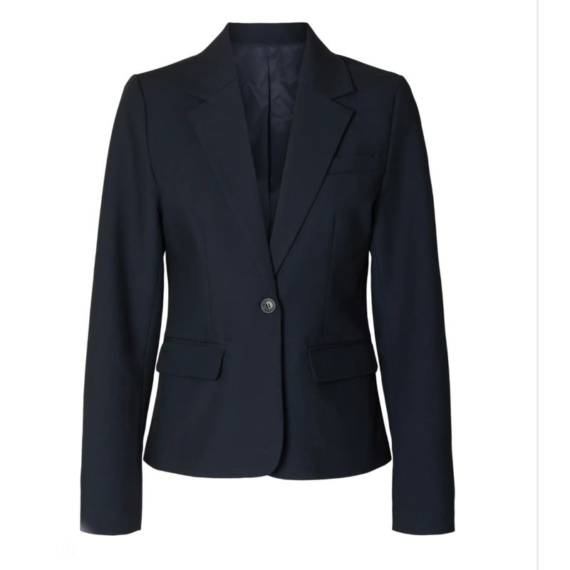 Fitter signe blazer dark sapphire SELECTED
