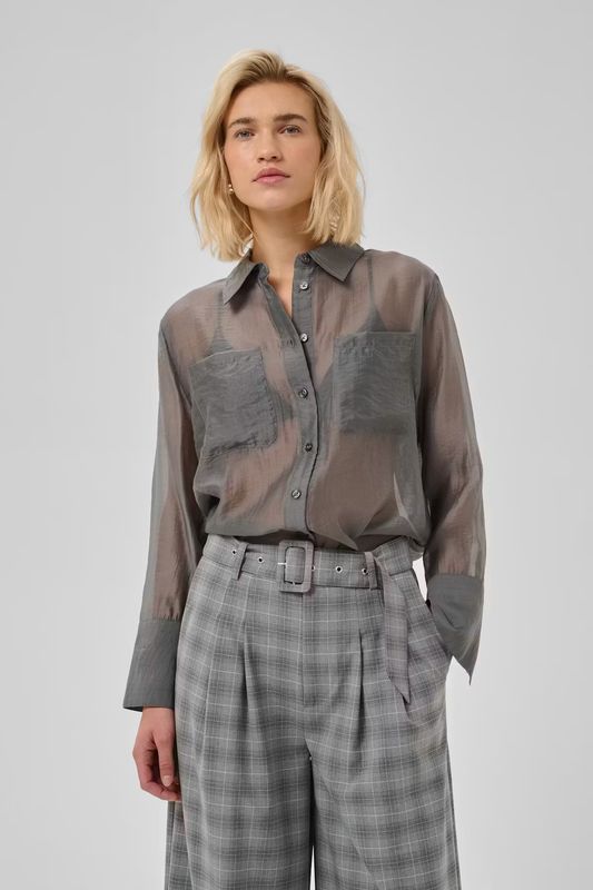 Smilla shirt dark shadow MY ESSENTIAL WARDROBE