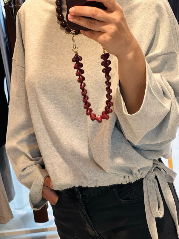 Ilse longsleeve grey melange EDITED