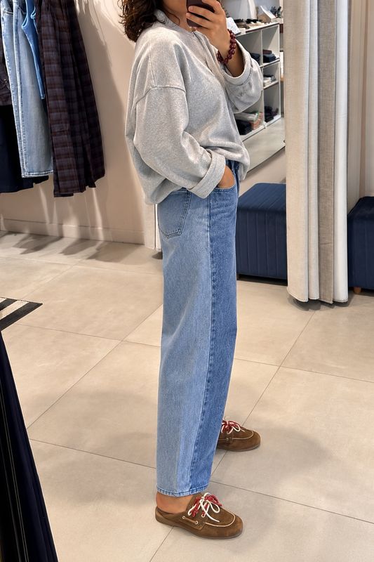 Ilse longsleeve grey melange EDITED