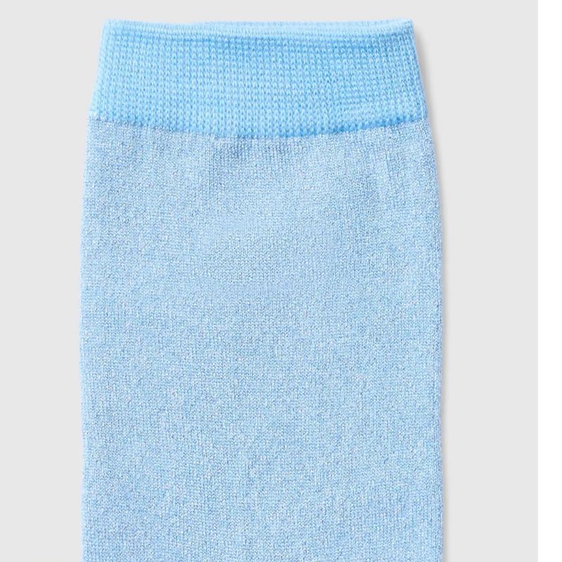Kim sock glitter bissful blue SELECTED