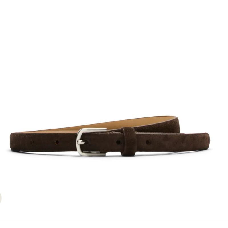 Iona slim suede belt SELECTED