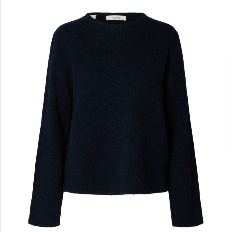 Lulu dark sapphire knit SELECTED