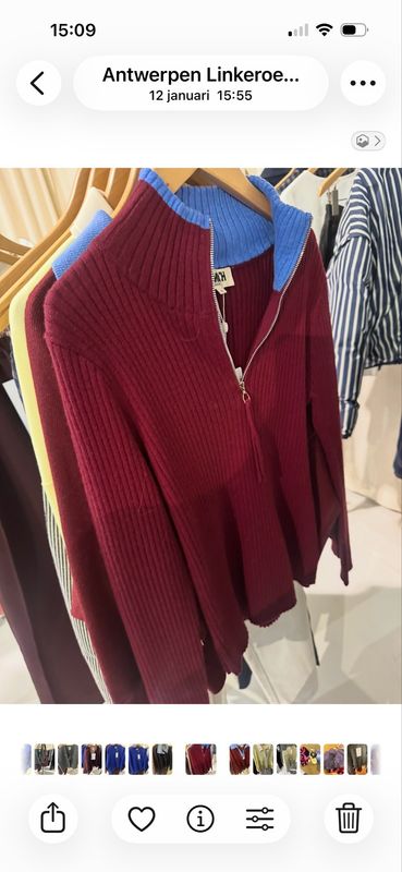 Pull kuju bordeaux FRNCH