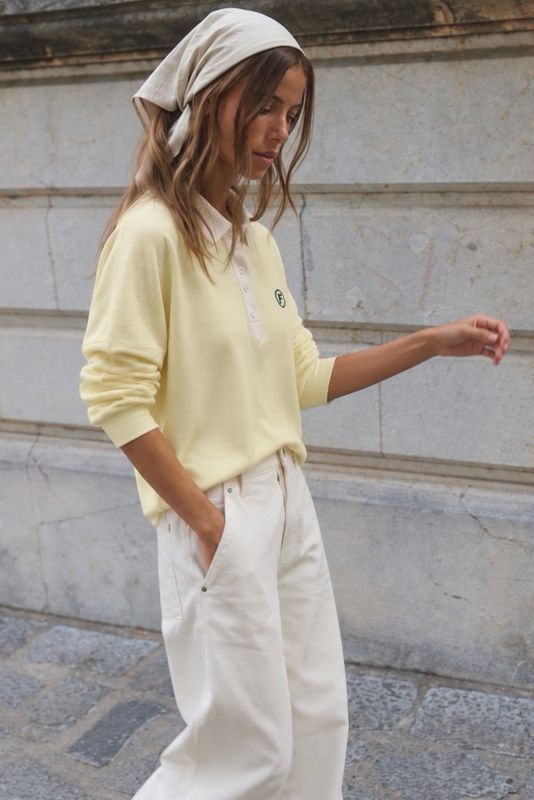 Polo fukuoka butter yellow FRNCH
