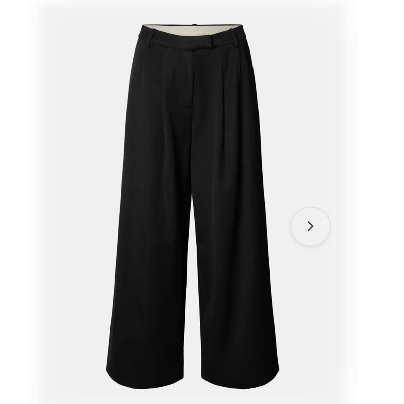 Thilde extra wide pant black SELECTED