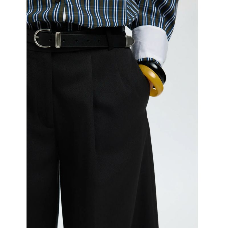 Thilde extra wide pant black SELECTED