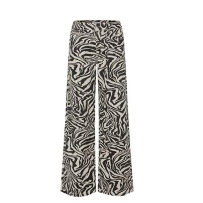 Pyras zebra print jeans MBYM