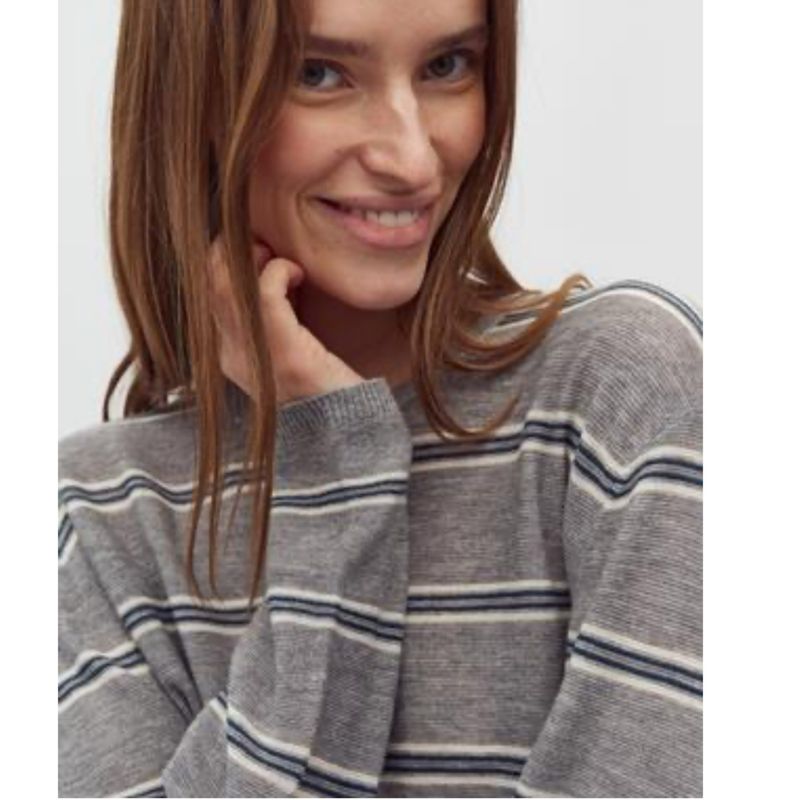 Izia stripe grey tee MBYM